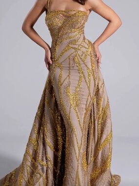 Fouad Sarkis | Dresses | Stunning Fouad Sarkis Draped Gown | Poshmark